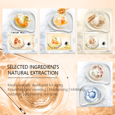 OEM ODM Face Mask Beauty Anti-Aging Face Sheet Masks Anti-Wrinkle Facial Mask Skin Care