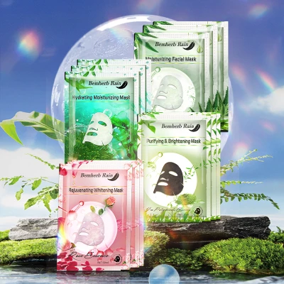 Facial Masks Wholesale Moisturizing Anti-Acne Beauty Mask Whitening Korean Face Maskes Sheet