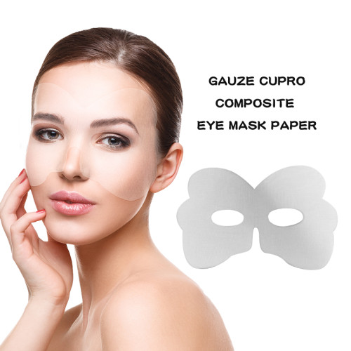 50gsm Eyes Mask Sheet Medical Gauze Dry Eye Mask Sheet Cupro Fiber Eyes Mask Sheet Fabric