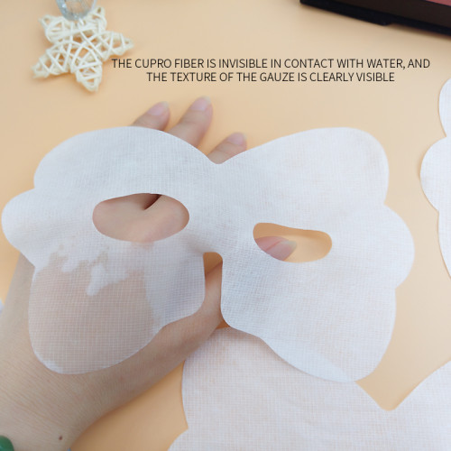50gsm Eyes Mask Sheet Medical Gauze Dry Eye Mask Sheet Cupro Fiber Eyes Mask Sheet Fabric