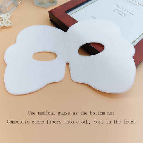 50gsm Eyes Mask Sheet Medical Gauze Dry Eye Mask Sheet Cupro Fiber Eyes Mask Sheet Fabric