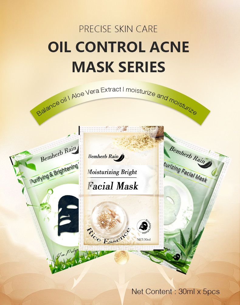 Oil Control Korean Face Mask