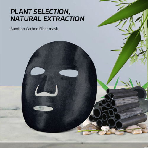 40gsm facial masks wholesale bamboo charcoal fiber face sheet masks pore cleansing facial masks skin care