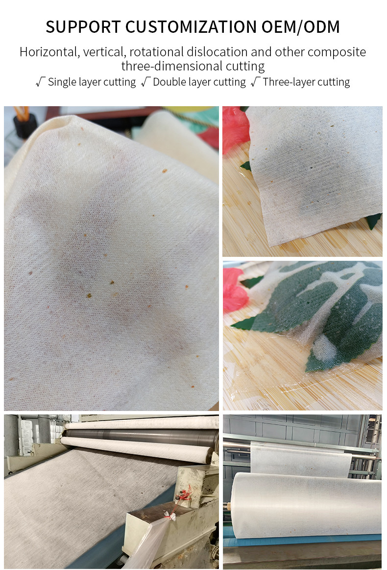 plant fiber spunlace fabric