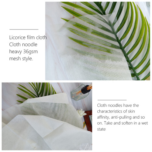 36gsm herbal fiber manufacturer spunlace rolls skin care spunlace fabric face mask raw material