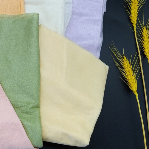 32gsm face mask raw material plant fiber spunlace nonwoven fabric roll dry face masking sheet