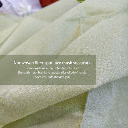 38gsm plant fiber spunlace fabric soft and breathable face mask raw material spunlace nonwoven