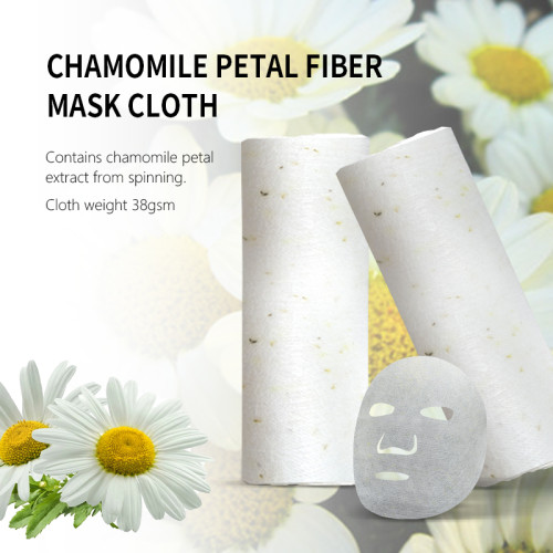 38gsm plant fiber dry face masking sheet skin care manufacturer spunlace rolls face mask raw material
