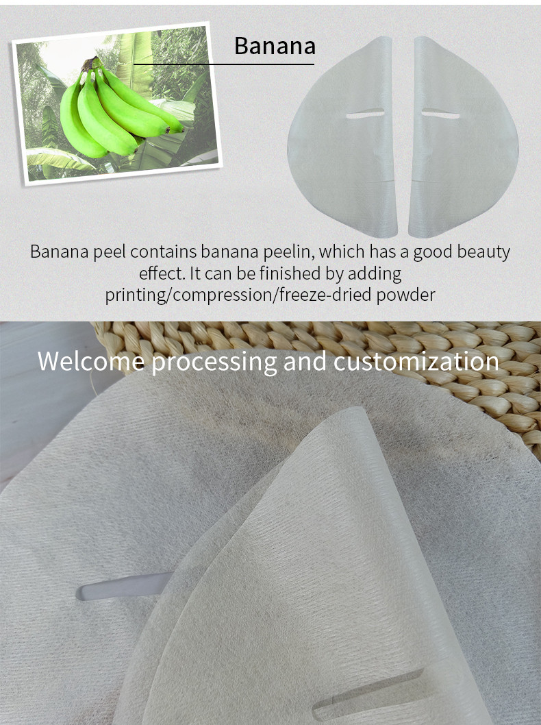 banana Facial Mask Paper