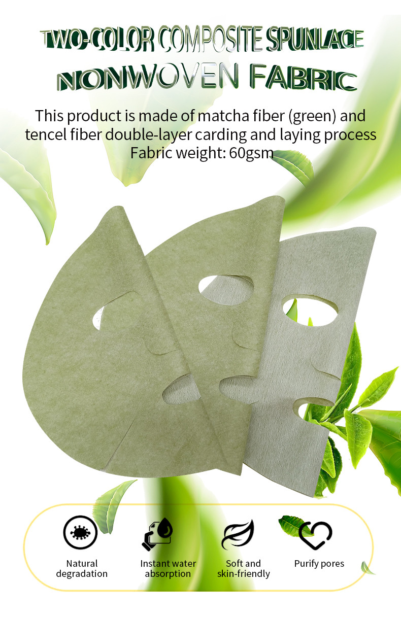 Mocha fiber face sheet masks