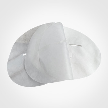 40gsm plain pattern cupro facial mask skin care cloth facial mask dry face mask sheet