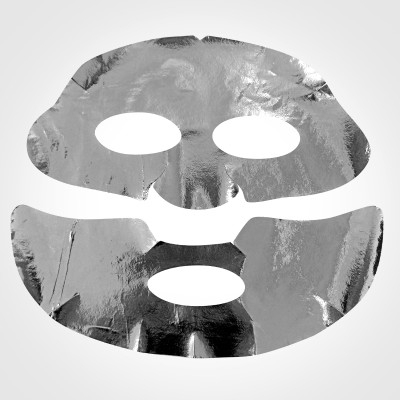 Silver foil fabric face masks new design separate facial mask material facial sheet mask manufacturer