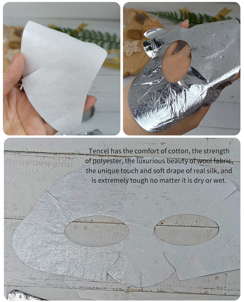 separate facial mask material