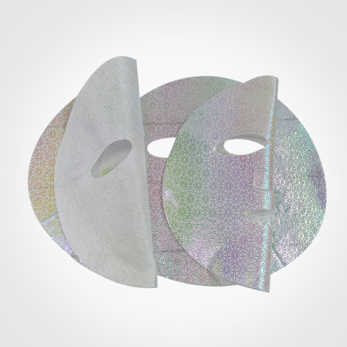 Colorful foil dry face mask sheet compound technology fabric face masks superconductivity spunlace fabric