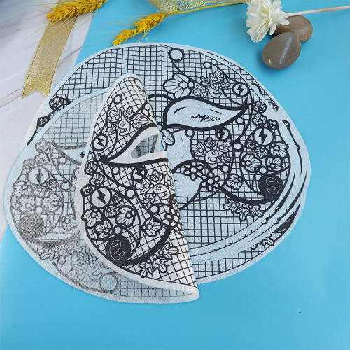 Factory direct sale fabric face masks microcurrent massaging cloth facial mask spunlace fabric