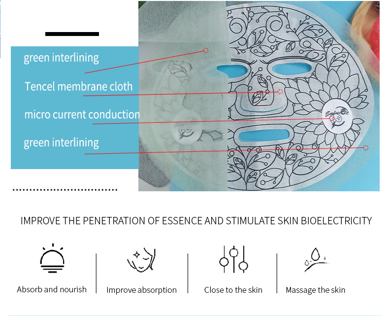  Graphene Fabric Facial Sheet Masks