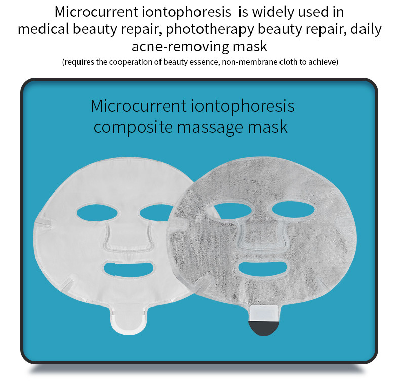 microcurrent massaging cloth facial mask