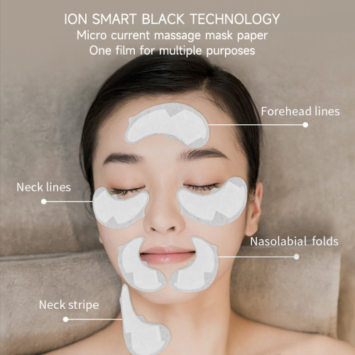 Battery iontophoresis eye patches microcurrent eyes mask fabric reusable nonwoven mask sheet