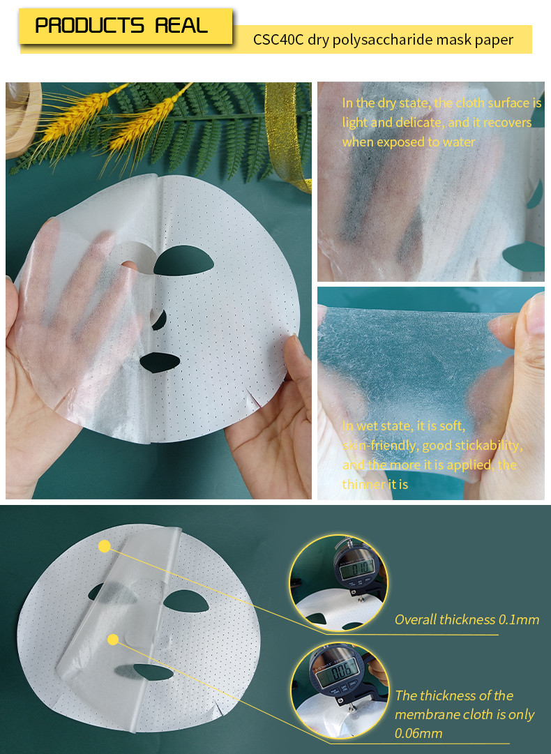 Water Soluble Facial Masks Paper 