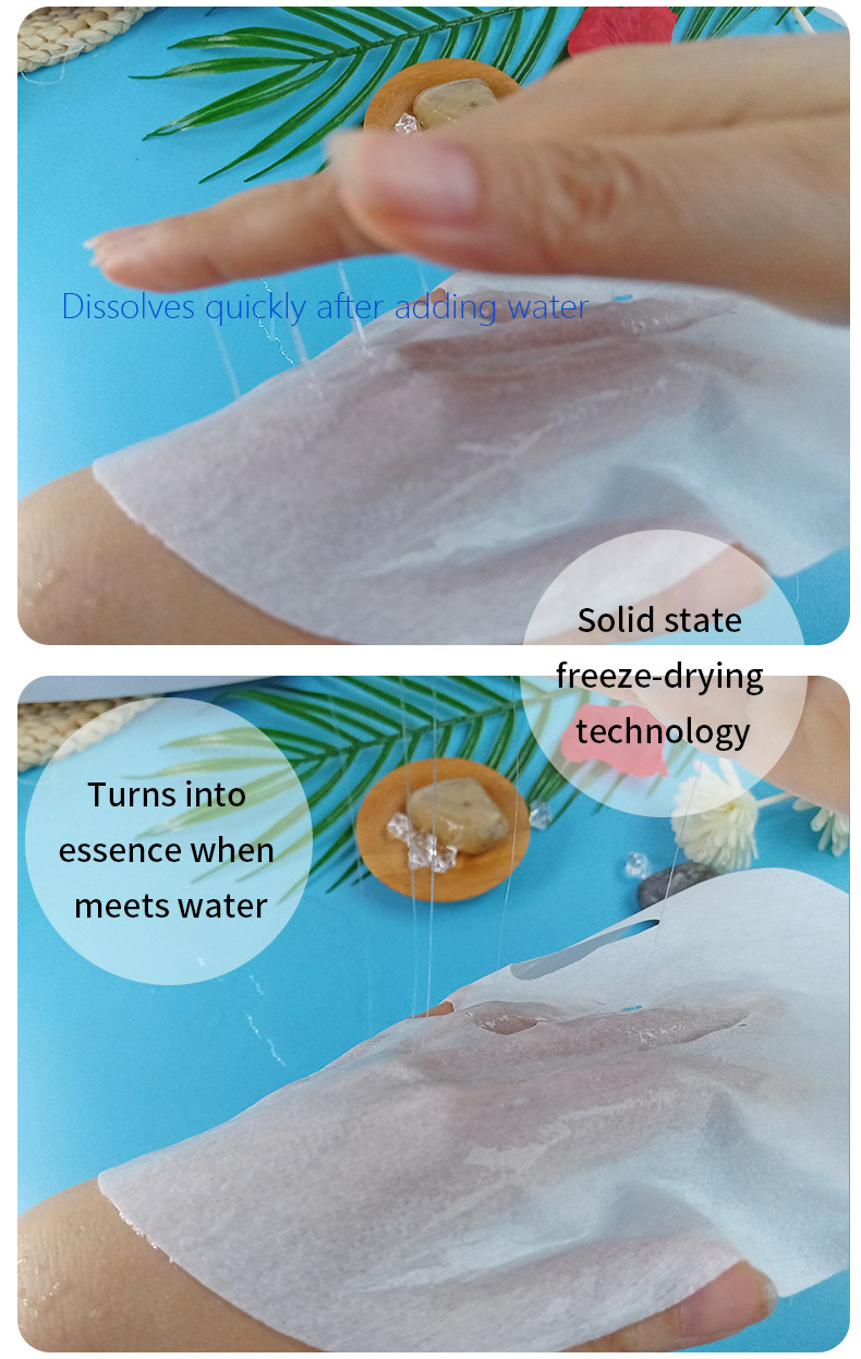 whitening degradable sheet mask