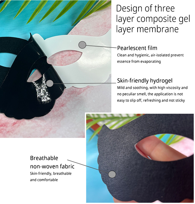 Lint Free eye patches hydrogel