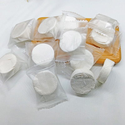 50gsm Cupro fiber compressed face towel Candy individual packing disposable compressed towel spunlace nonwoven fabric