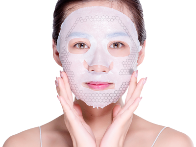Micro current massage mask fabric
