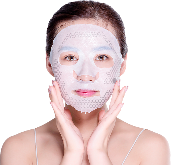 Micro current massage mask fabric