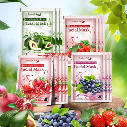 Natura fruit extract mask skin care sheet mask whitening anti-age moisturizing beauty face mask