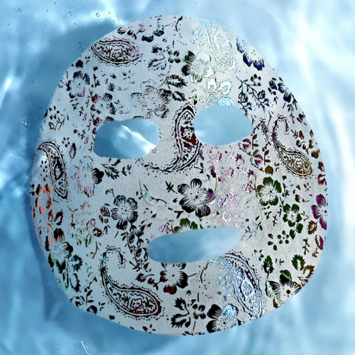 Colorful foil facial masks paper invisible face mask materials superconductivity face mask sheets