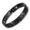 Black Scintillate stainless steel magnetic bracelet