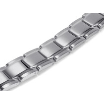 Serendipity stainless steel silver color magnetic bracelet