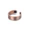 Opulent pure solid copper magnetic ring