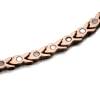 Nebulous pure solid copper magnetic bracelet