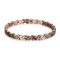 Nebulous pure solid copper magnetic bracelet