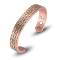 Criosphinx Solid copper multi-color magnetic bangle bracelet
