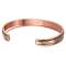 Hieracosphinx Solid copper multi-color magnetic bangle bracelet