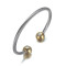 Gold Moppet stainless steel magnetic bangle bracelet