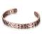 Petrichor Solid copper  magnetic bangle bracelet
