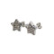 Numinous stainless steel Silver color magnetic healthcare earrings