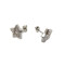 Numinous stainless steel Silver color magnetic healthcare earrings