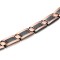 Copper and carbon fiber magnetic bracelet