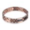 Copper and carbon fiber magnetic bracelet