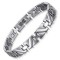 Silver Pulse stainless steel magnetic therapy bracelet