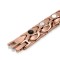 Rose Coachwhip stainless steel magnetic therapy bracelet