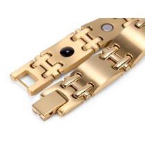 Gold Fence stainless steel magnetic therapy bracelet