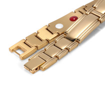 Bullion stainless steel magnetic therapy bracelet