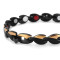 Nero Portoro style stainless steel magnetic bracelet