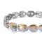 Nero Portoro stainless steel magnetic bracelet