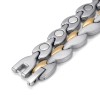 Nero Portoro stainless steel magnetic bracelet